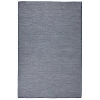 VidaXL Buitenkleed platgeweven 120x170 cm blauw - thumbnail