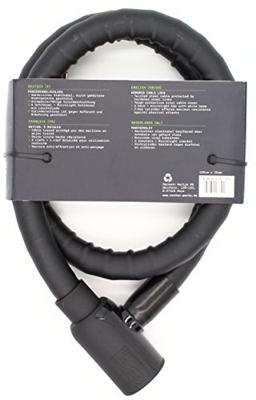 CONTEC pantser-kabelslot "powerloc" ct armo.cab.lock powerloc 25mm x 120cm black