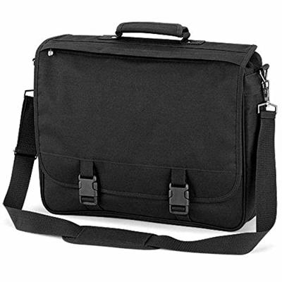Quadra QD65 Portfolio Briefcase - Black - 41 x 34 x 10 cm
