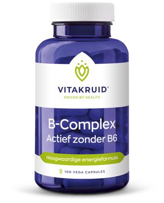 Vitakruid B-Complex Actief zonder B6 Capsules