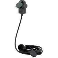 REV 0017251514 Stroom Verlengkabel Zwart 25.00 m H05RR-F 3G 1,5 mm² - thumbnail