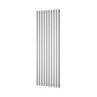 Plieger Designradiator Trento 1357 Watt Middenaansluiting 180x59 cm Mat Zwart - thumbnail