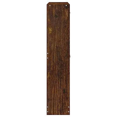 VidaXL Schoenenkast 59x17x81 cm bewerkt hout gerookt eikenkleurig