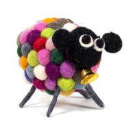 Decoratie Schaap Veelkleurig - thumbnail
