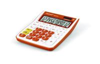Rebell RE-SDC912OR-BX Calculator SDC912 Wit/Oranje - thumbnail