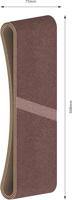 Bosch Accessories 2608606060 Schuurband Korrelgrootte (num) 40 (l x b) 508 mm x 75 mm 3 stuk(s) - thumbnail