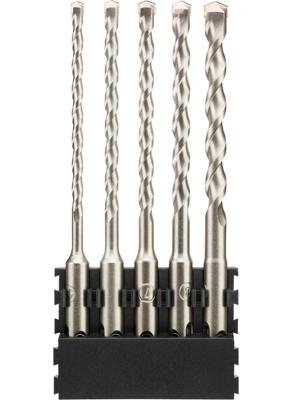 DeWalt Accessoires Houder + SDS Plus | 5 stuks | 5.5x160 mm x1, 6x160 mm x1, 7x160 mm x1, 8x160 mm x1, 10x160 mm x1 - DT70835-QZ