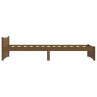 Bedframe massief hout honingbruin 75x190 cm - thumbnail