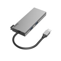 Hama USB-C (USB 3.2 Gen 2) multiport hub 6 poorten Grijs - thumbnail