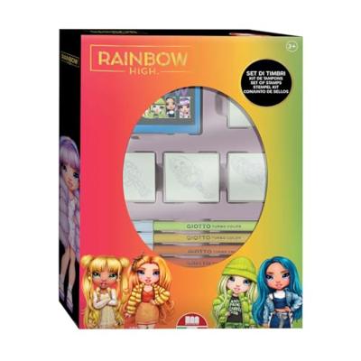 Multiprint Rainbow high stempelset met 4 stempels Multiprint Rainbow high stempelset met 4 stempels