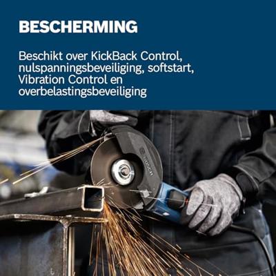 Bosch Professional GWS 12-125 P 06013A6200 Haakse slijper