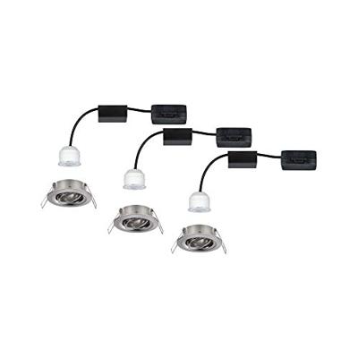 Paulmann 92973 EBL Nova mini Plus Coin LED-inbouwlamp Set van 3 stuks 4.20 W IJzer Paulmann 92973 EBL Nova mini Plus Coin LED-inbouwlamp Set van 3 stuks 4.20 W IJzer
