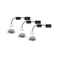Paulmann 92973 EBL Nova mini Plus Coin LED-inbouwlamp Set van 3 stuks 4.20 W IJzer - thumbnail