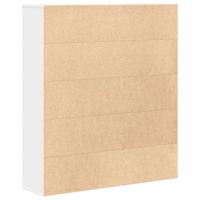 Boekenkast 89x24x101,5 cm bewerkt hout wit - thumbnail