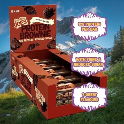 Mountain Joe&apos;s Protein Brownie Chocolate Caramel (10 x 60 g)
