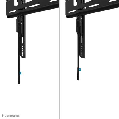 Neomounts WL30-750BL14 Heavy duty muurbeugel 42-75" - vlak - vergrendelbaar - snelle installatie - TÜV