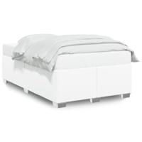 Bedframe zonder matras 120x190 cm kunstleer wit - thumbnail