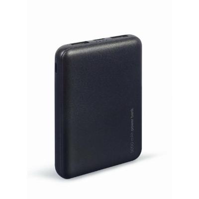 Gembird PB05-02 powerbank Lithium-Polymeer (LiPo) 5000 mAh Zwart