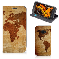 Samsung Galaxy Xcover 4s | Book Cover | Wereldkaart - thumbnail