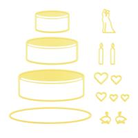 Nellie's Choice • shape die bruidstaart - thumbnail