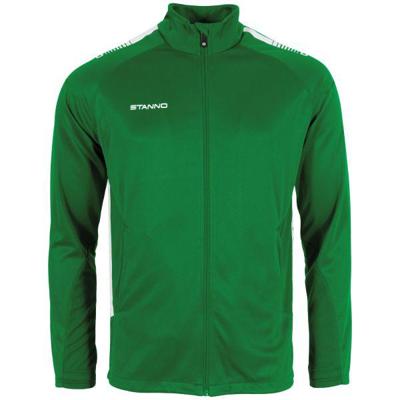 Stanno 408025 First Full Zip Top - Green-White - 2XL