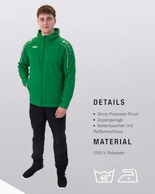 JAKO M9450 Polyesterpak Met Kap Classico - Sportgroen - XL JAKO M9450 Polyesterpak Met Kap Classico - Sportgroen - XL