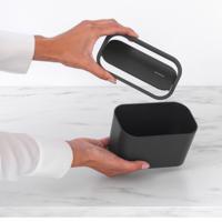 Brabantia mindset badkamer afvalbakje dark grey - thumbnail