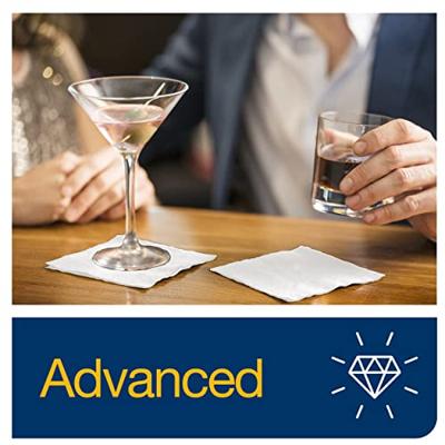 Cocktailservet tork advanced 2laags 200 vel wit