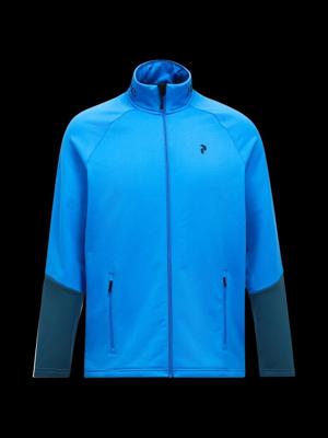 Peak Performance Rider Essentials Midlayer Zip Fleece Heren Azure Ascent/Mountain Lake L Peak Performance Rider Essentials Midlayer Zip Fleece Heren Azure Ascent/Mountain Lake L