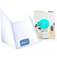 Offertemap Pearl 1 A4 met insteektas 2 flappen wit | 25 stuks - thumbnail