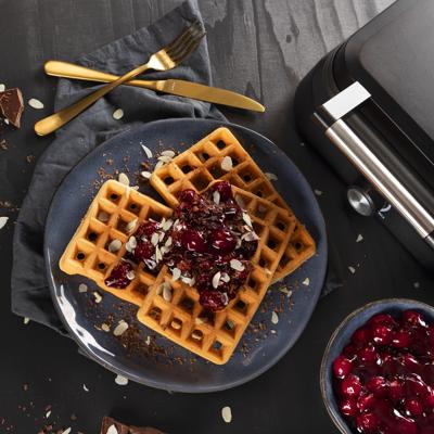 Princess 01.132398.01.001 Wafelijzer Anti-aanbaklaag, Controlelampje, Oververhittingsbeveiliging Zwart Princess 01.132398.01.001 Wafelijzer Anti-aanbaklaag, Controlelampje, Oververhittingsbeveiliging Zwart