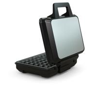 Tesla WM200BX - Wafelijzer - 2 wafel(s) - 1000 Watt - Zwart / Zilver - thumbnail