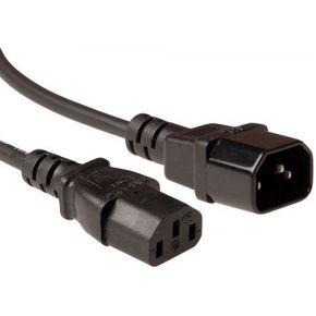 ACT Netsnoer LSZH C13 - C14 zwart 5 m