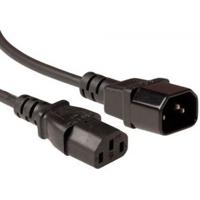 ACT AK5217 Voedingskabel C13 - C14 Zwart - 5 meter - thumbnail