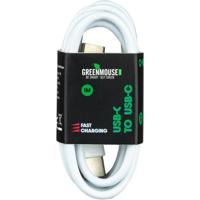 Greenmouse kabel, USB-C naar USB-C, 1 m, wit - thumbnail
