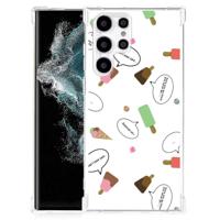 Samsung Galaxy S22 Ultra Beschermhoes IJsjes - thumbnail