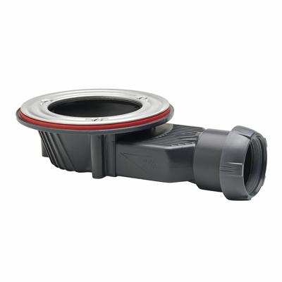 Brauer douchebaksifon extra ondiep 90mm zonder afdekkap
