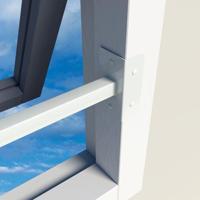 SecuBar Single barrièrestang - wit - 60-110 cm - 2010.356.011 - thumbnail