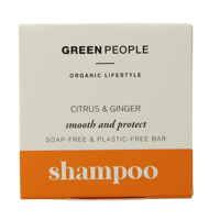 Green People Shampoo bar citrus & ginger 50 Gram - thumbnail
