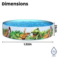Bestway Stijve Kinderzwembad PVC Dinosaurussen 183x38 cm +2 Jaar Tuin 55022 - thumbnail