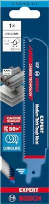Bosch Accessories 2608900373 Expert Medium-Thick Tough Metal S 955 HHM reciprozaagblad, 1 stuk Zaagbladlengte 150 mm 1 stuk(s)