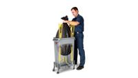 Rubbermaid afvalcontainer Slim Jim, 60 liter, grijs - thumbnail