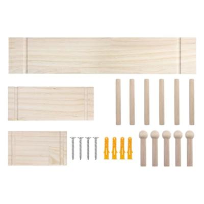 Houten whiteboard-organizer Maclean, lichte houtkleur, 60x80 cm, max. 20 kg, MC-131 WD - thumbnail