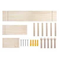 Houten whiteboard-organizer Maclean, lichte houtkleur, 60x80 cm, max. 20 kg, MC-131 WD - thumbnail