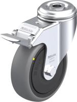 Blickle LKRA-TPA 101KF-FI-ELS Zwenkwiel met rem Wieldiameter: 100 mm Draagvermogen (max.): 70 kg 1 stuk(s) - thumbnail