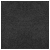 Antislip Shaggy Tapijt Donkergrijs 200 x 200 cm PP - thumbnail