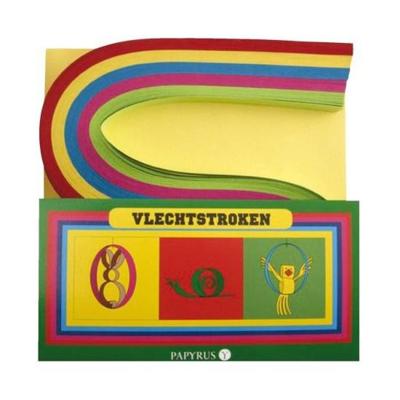 Vlechtstroken Kreatief 1.5x48cm assorti 200 stuks