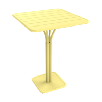 Fermob Luxembourg tuintafel hoog 80x80 cm Frosted Lemon - thumbnail