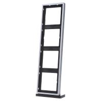 Jung LS990 Aluminium afdekraam 4-voudig AL2984 - thumbnail