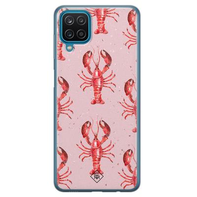 Samsung Galaxy A12 siliconen telefoonhoesje - Lobster all the way Samsung Galaxy A12 siliconen telefoonhoesje - Lobster all the way